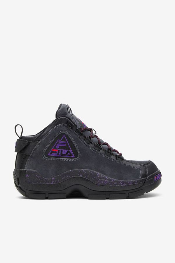 Fila Grant Hill 2 Outdoor Men's Sneakers - Black/Purple,NZ 476-13086